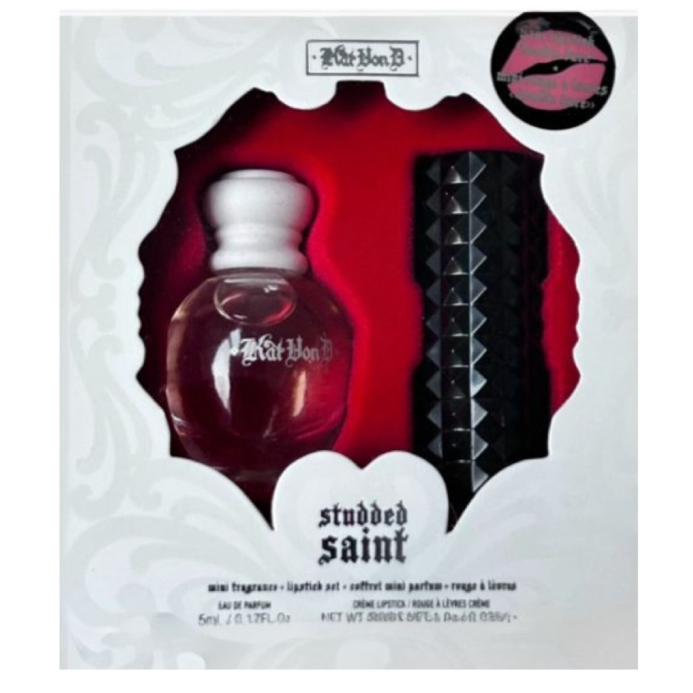 Kat Von D Studded Saint Fragrance and Lipstick Duo